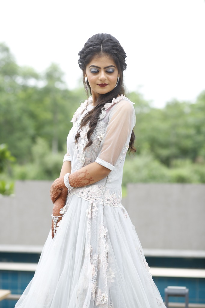 The Silver Gown Bridal Portrait