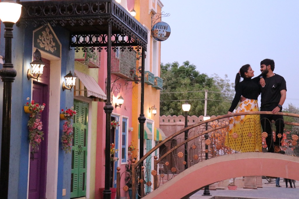 Burano Bridge Romance